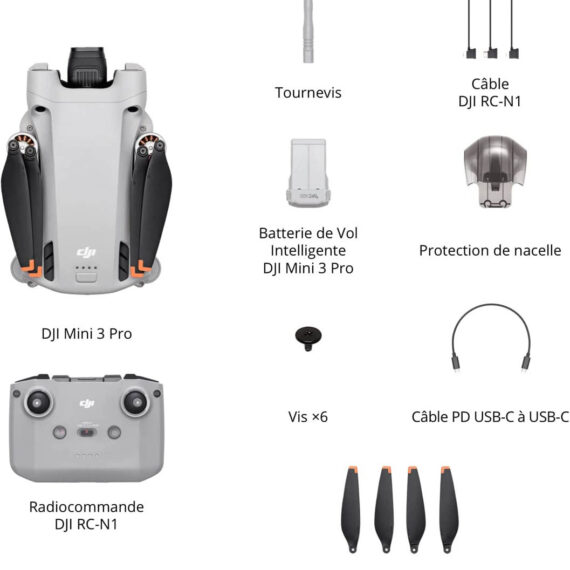 DJI Mini 3 Pro Camera Drone 4K/60fps 48MP 34 Mins Flight Time Normal Controller